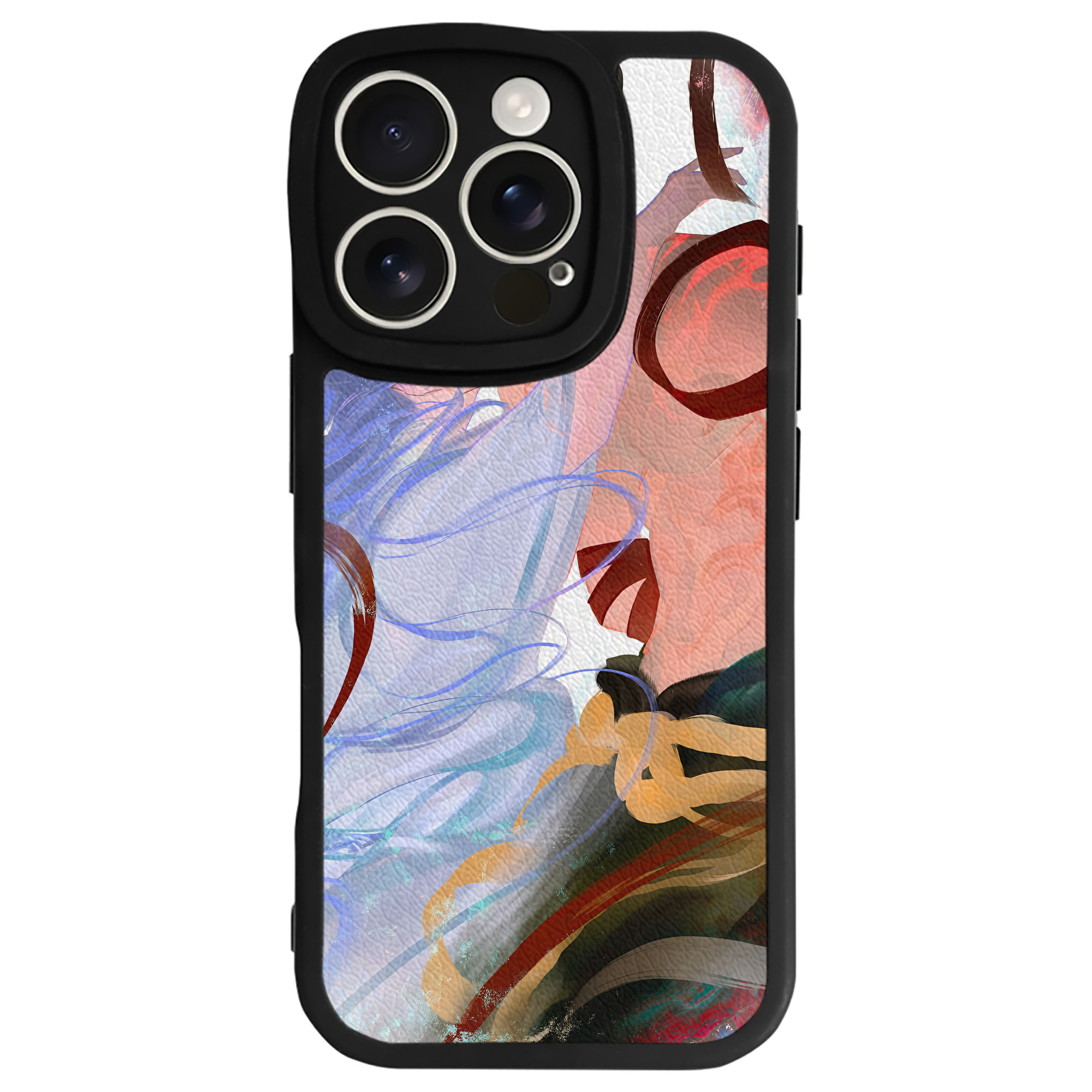 （画像用） Ne Zha 2 ナタ 魔童の大暴れ 【iPhone 16シリーズ対応】シリコンスマホケース（レザー調） 材質：シリコン